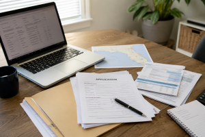 Florida benefits guide application documents for SNAP, Medicaid, KidCare, housing assistance, utility bill help, and cash support